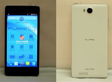flare s3 sd card slot
